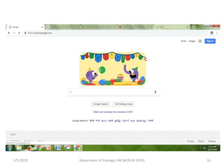 2/5/2019 16Department of Zoology, GACW(2018-2019)
 