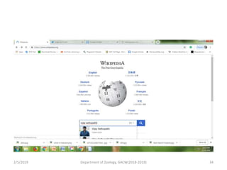 2/5/2019 34Department of Zoology, GACW(2018-2019)
 