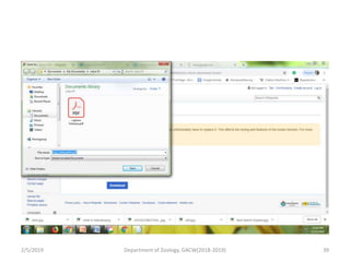 2/5/2019 39Department of Zoology, GACW(2018-2019)
 