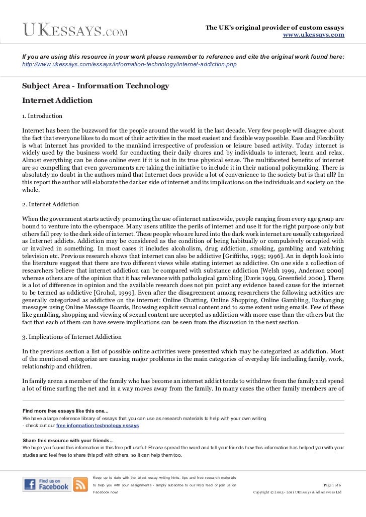 Essays on information technology