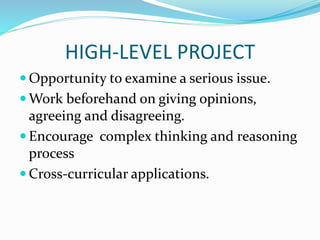 Internet based project works | PPTX
