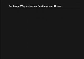 Der lange Weg zwischen Rankings und Umsatz
 