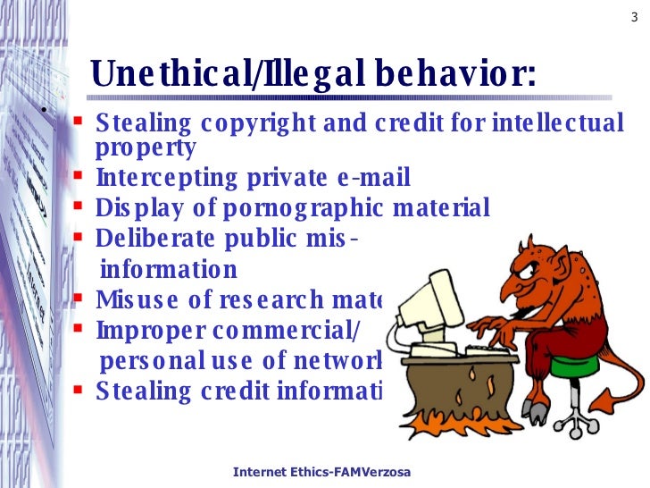 internet ethics ethics and copyright flyer