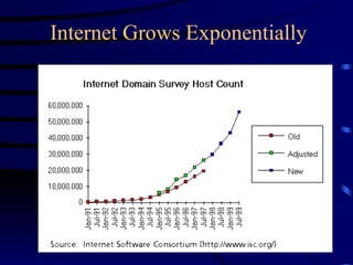 Internet Grows Exponentially 