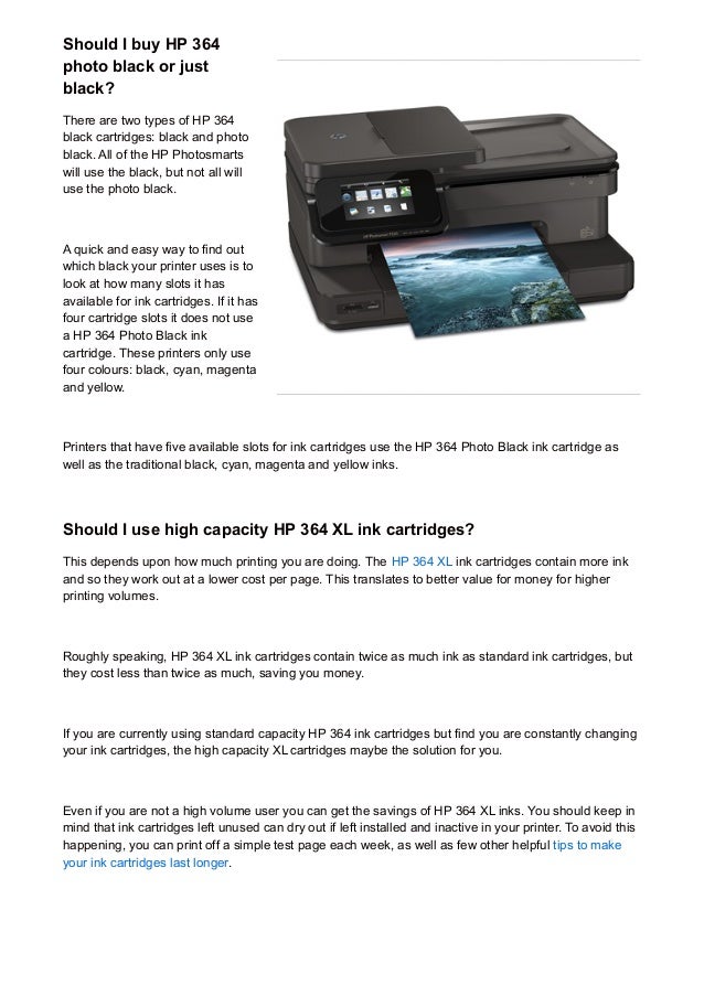 printers that use 364 cartridges