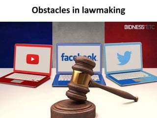 Obstacles in lawmaking
 