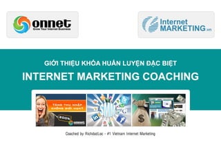 Khóa học internet marketing coaching - học internet marketing hà nội