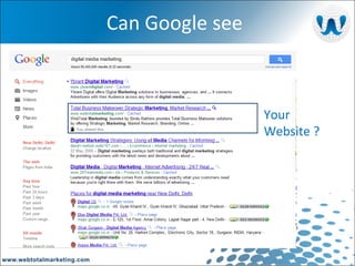 Can Google see Your  Website ? 