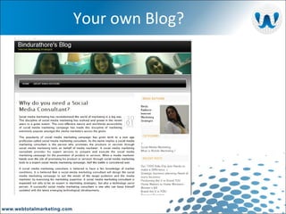 Your own Blog? 