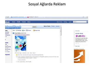 Sosyal Ağlarda Reklam 