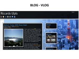 BLOG - VLOG 