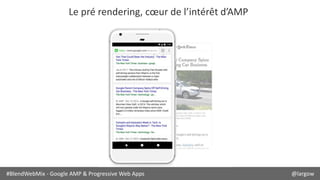 #BlendWebMix - Google AMP & Progressive Web Apps @largow
Fast ! Super fast !
 