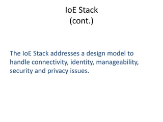 IoE Stack
 