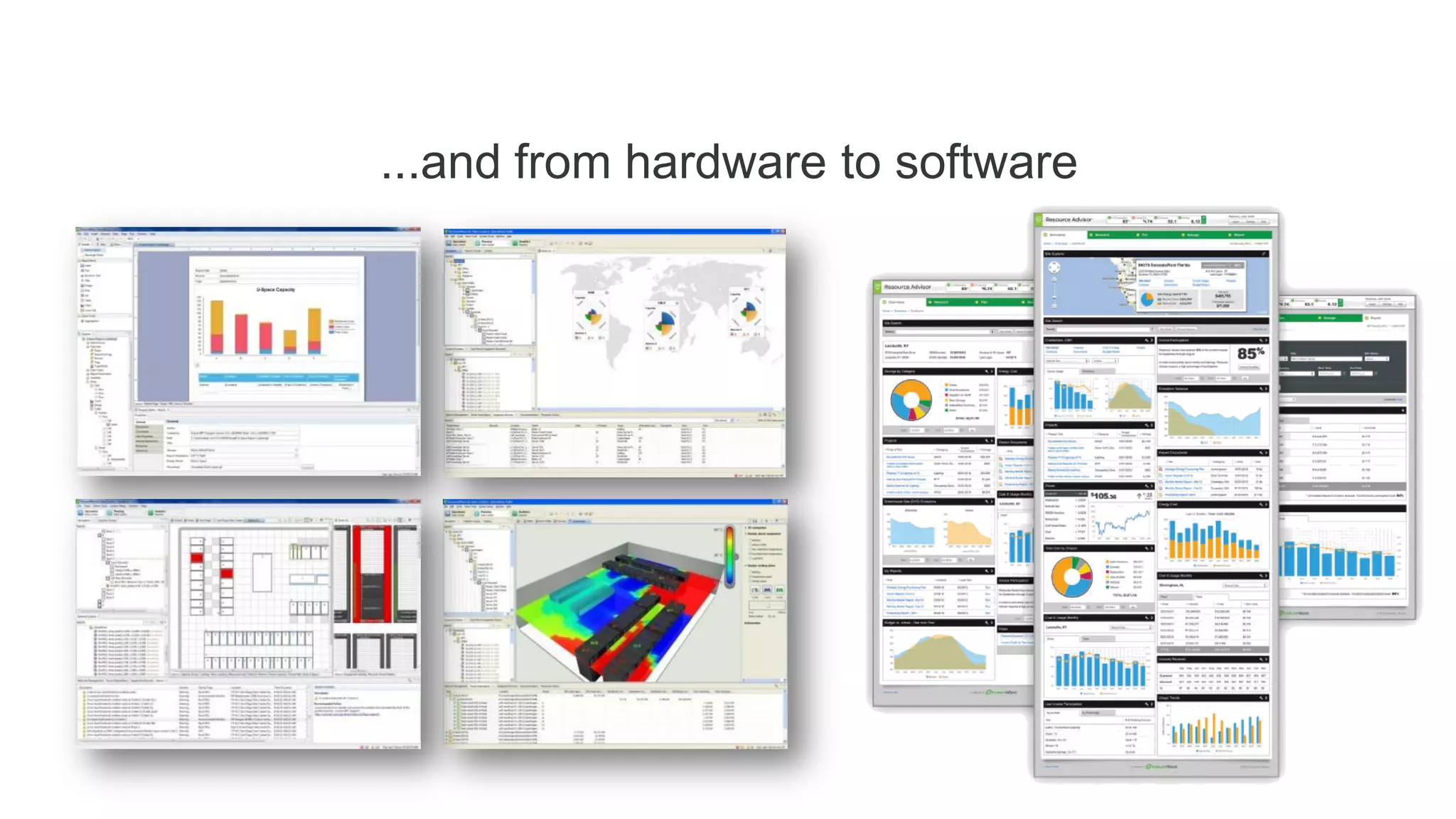 ...and from hardware to software

 