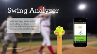 Swing Analyzer 
Make your Zepp Sensor multi-sport, 
all you need to do is 
purchase additional sport specific 
mounts and download the app. 
http://www.zepp.com/ 
 