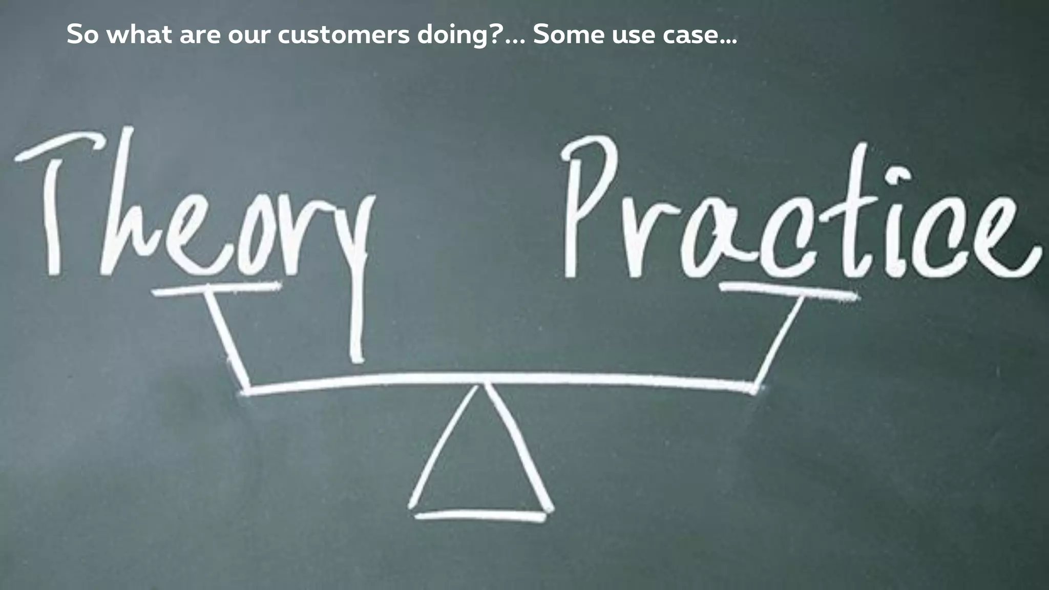 17 June 2016 iMinds The Conference 17
So what are our customers doing?... Some use case…
 