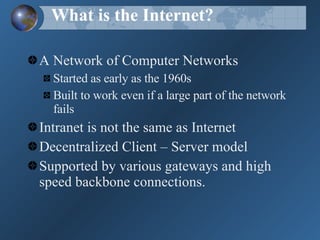 Internet Presentation | PPT