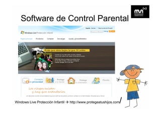 Software de Control Parental




Windows Live Protección Infantil   http://www.protegeatushijos.com   /
 