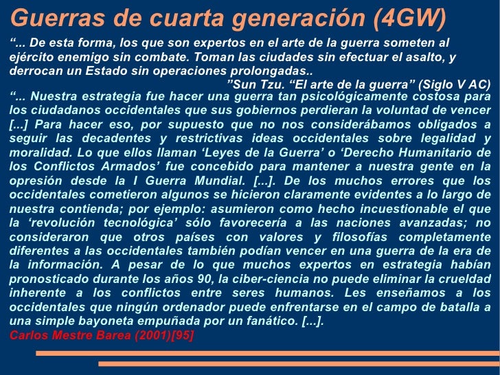 Internet. Redes complejas. Guerras de Cuarta Generación y Al Qaeda Internet. Redes complejas. Guerras de Cuarta Generación y Al Qaeda