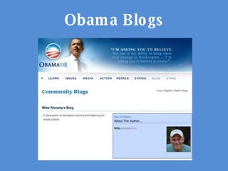Obama Blogs 