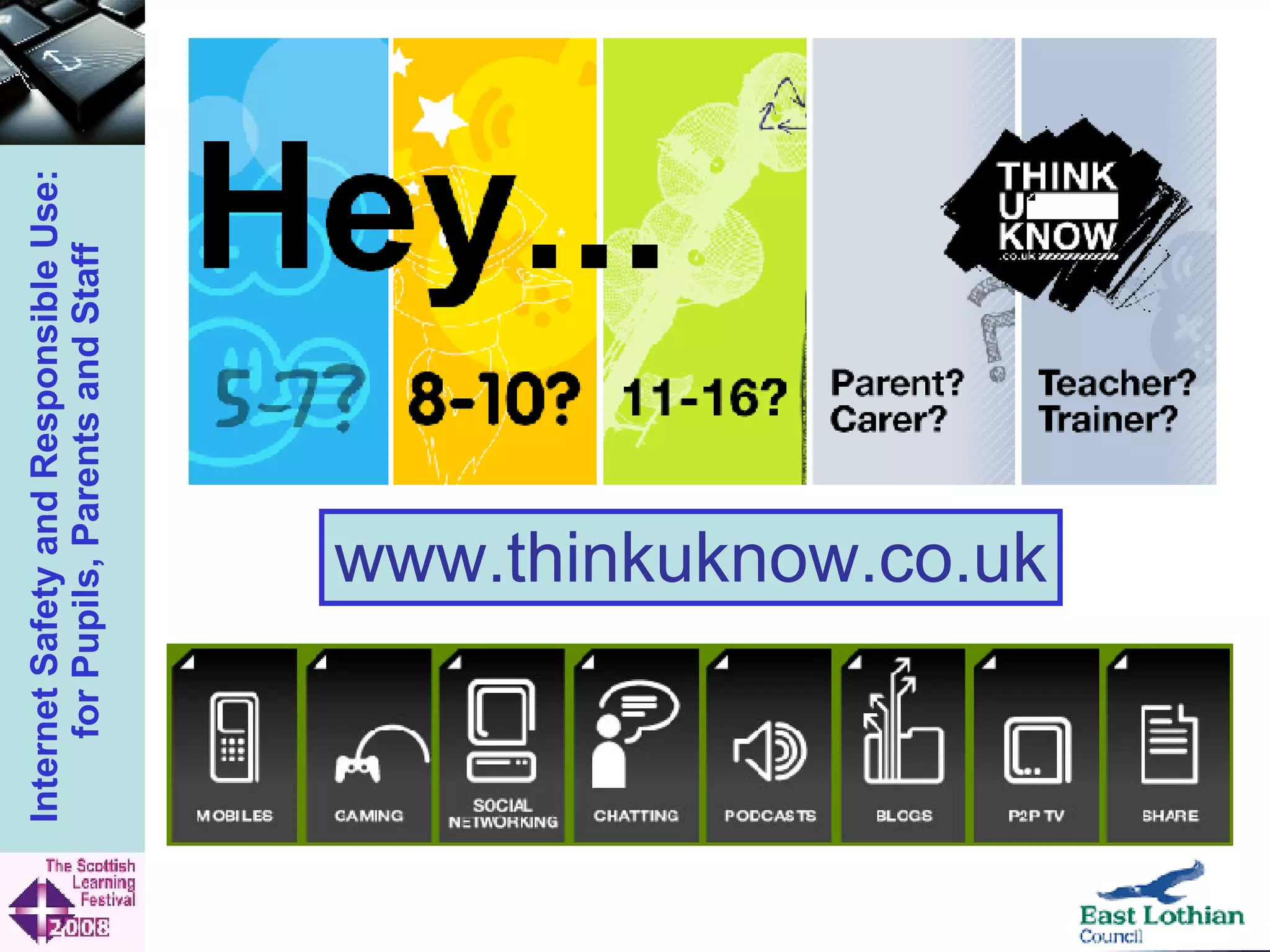 www.thinkuknow.co.uk 