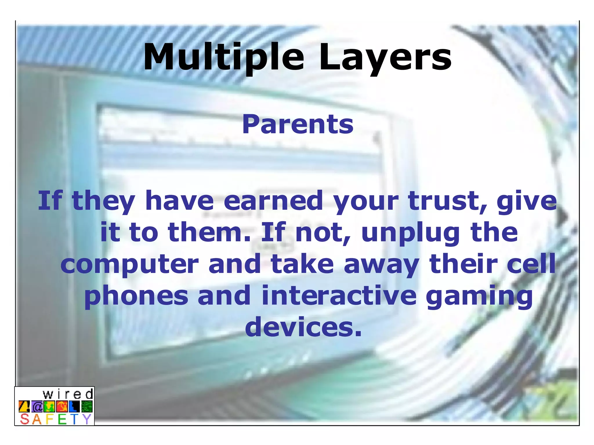 Internet Safety For Parents Ppt
