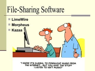 LimeWire Morpheus Kazaa File-Sharing Software 