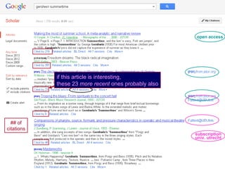 open access




            if this article is interesting,
            these 23 more recent ones probably also




  ## of
citations
                                                      subscription
                                                      univ. utrecht
 