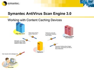 Symantec AntiVirus Scan Engine 3.0 Working with Content Caching Devices 
