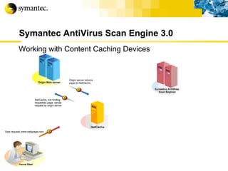 Symantec AntiVirus Scan Engine 3.0 Working with Content Caching Devices 