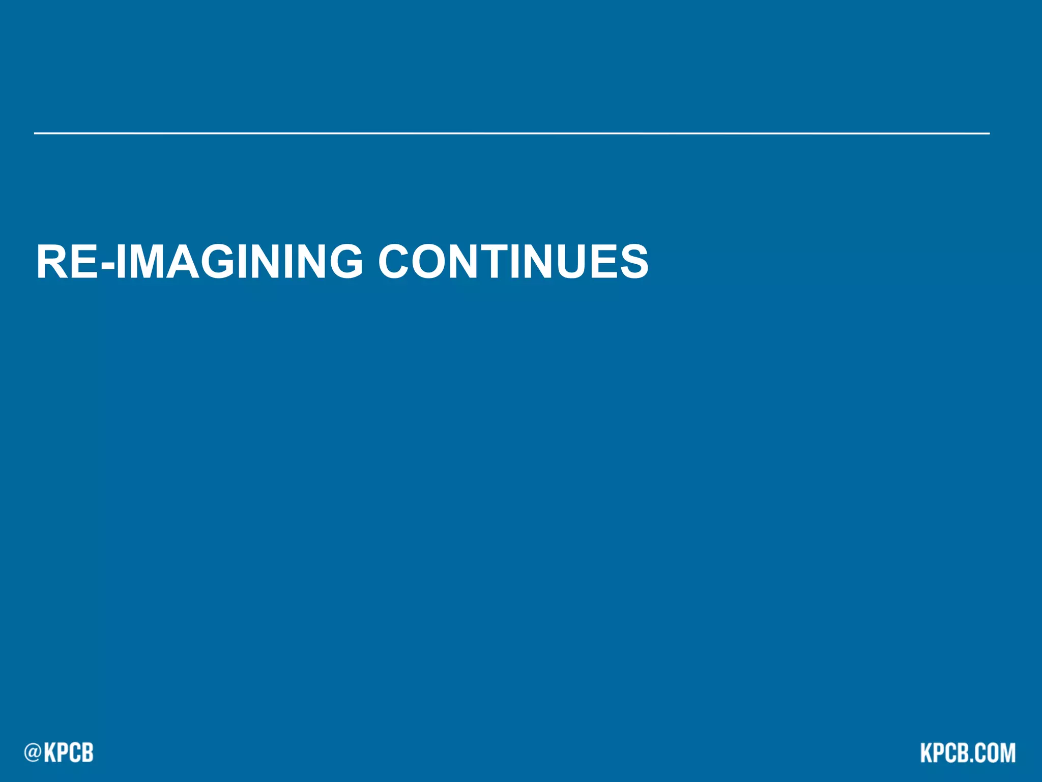 RE-IMAGINING CONTINUES
 