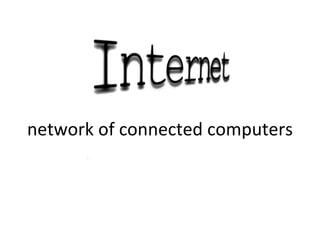 network of connected computers 