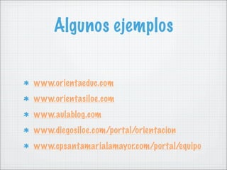 Internet y Orientación Educativa