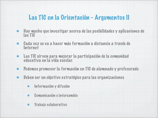 Internet y Orientación Educativa