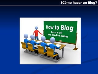 ¿Cómo hacer un Blog? 