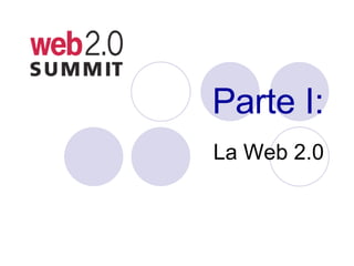 Parte I: La Web 2.0 