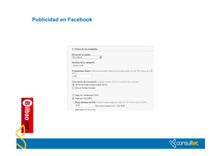 Publicidad en Facebook
 