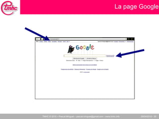 La page Google 