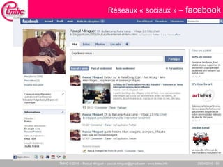 Réseaux « sociaux » –  facebook 