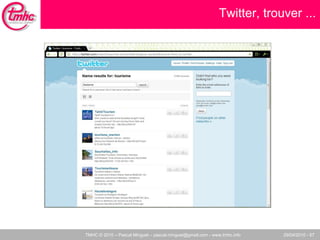 Twitter, trouver ... 