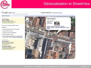Géolocalisation et StreetView 