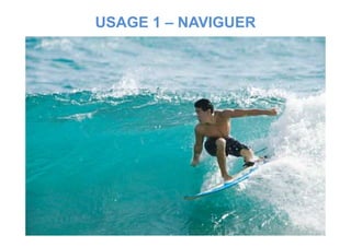 USAGE 1 – NAVIGUER
 
