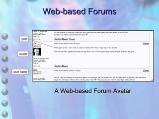 Web-based Forums A Web-based Forum Avatar 