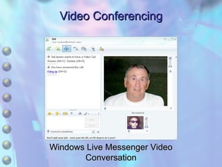 Video Conferencing Windows Live Messenger Video Conversation 