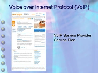 Voice over Internet Protocol (VoIP) VoIP Service Provider Service Plan 