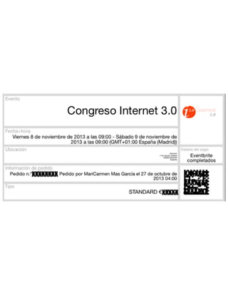 Congreso Internet3.0 Alicante 2013