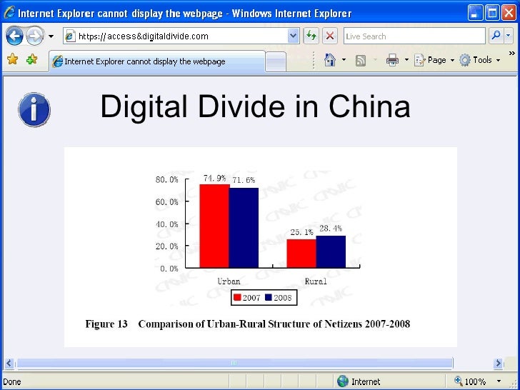 Access and Digital Divide