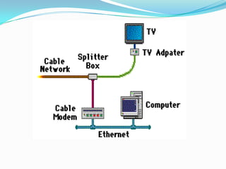 Internet access via cable tv network | PPTX | Computer Networking ...
