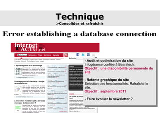 : audience faible : comment la mettre en valeur ? 