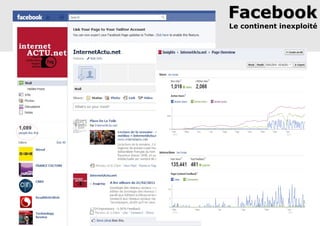 Facebook Le continent inexploité 